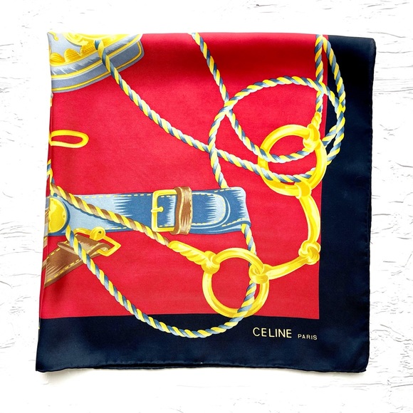 Celine silk scarf - Picture 1 of 5